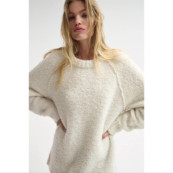 Free People Sweaters - FREE PEOPLE Teddy Sweater Tunic